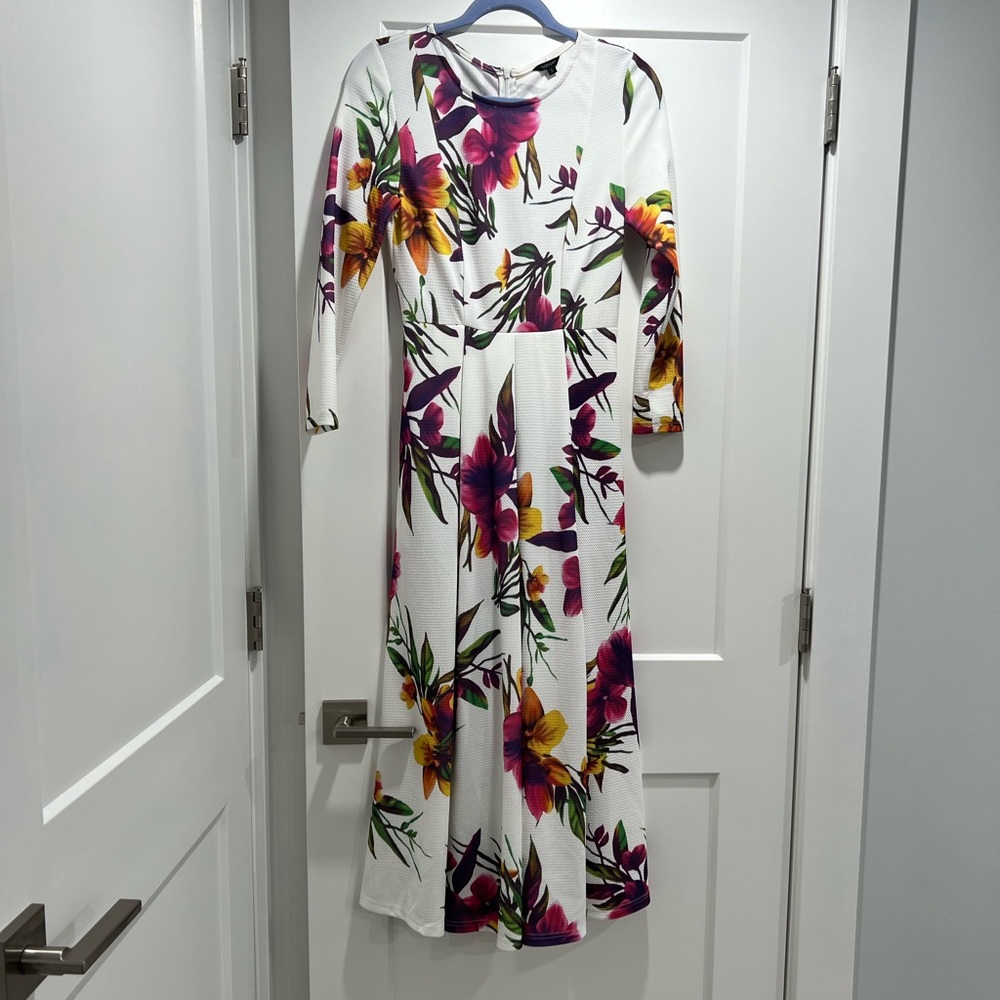 Floryday floral maxi dress size small - Picture 2 of 4